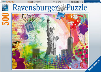 New York Postcard 500pc - Ravensburger