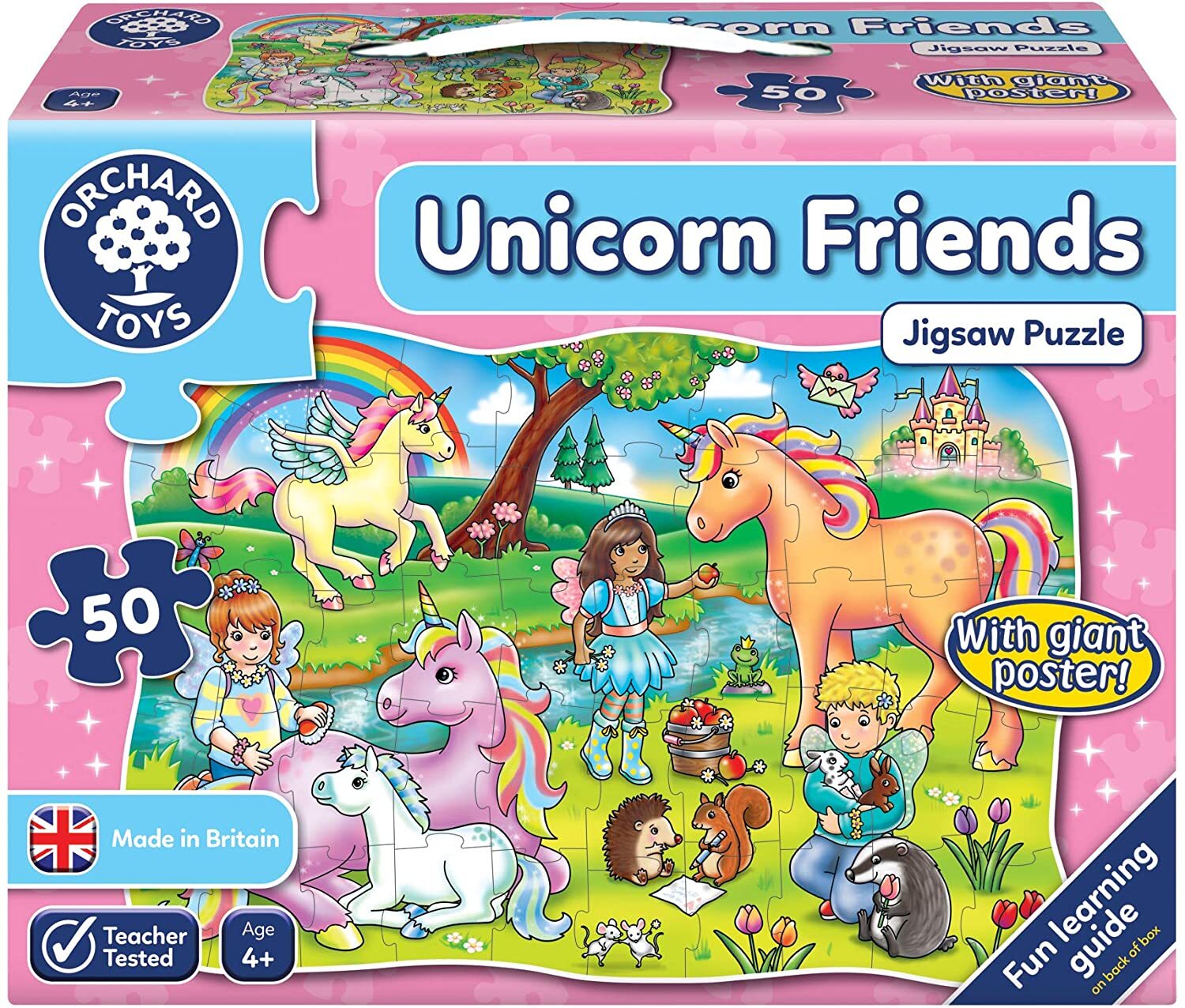 Unicorn Friends & Poster 50pc - Orchard