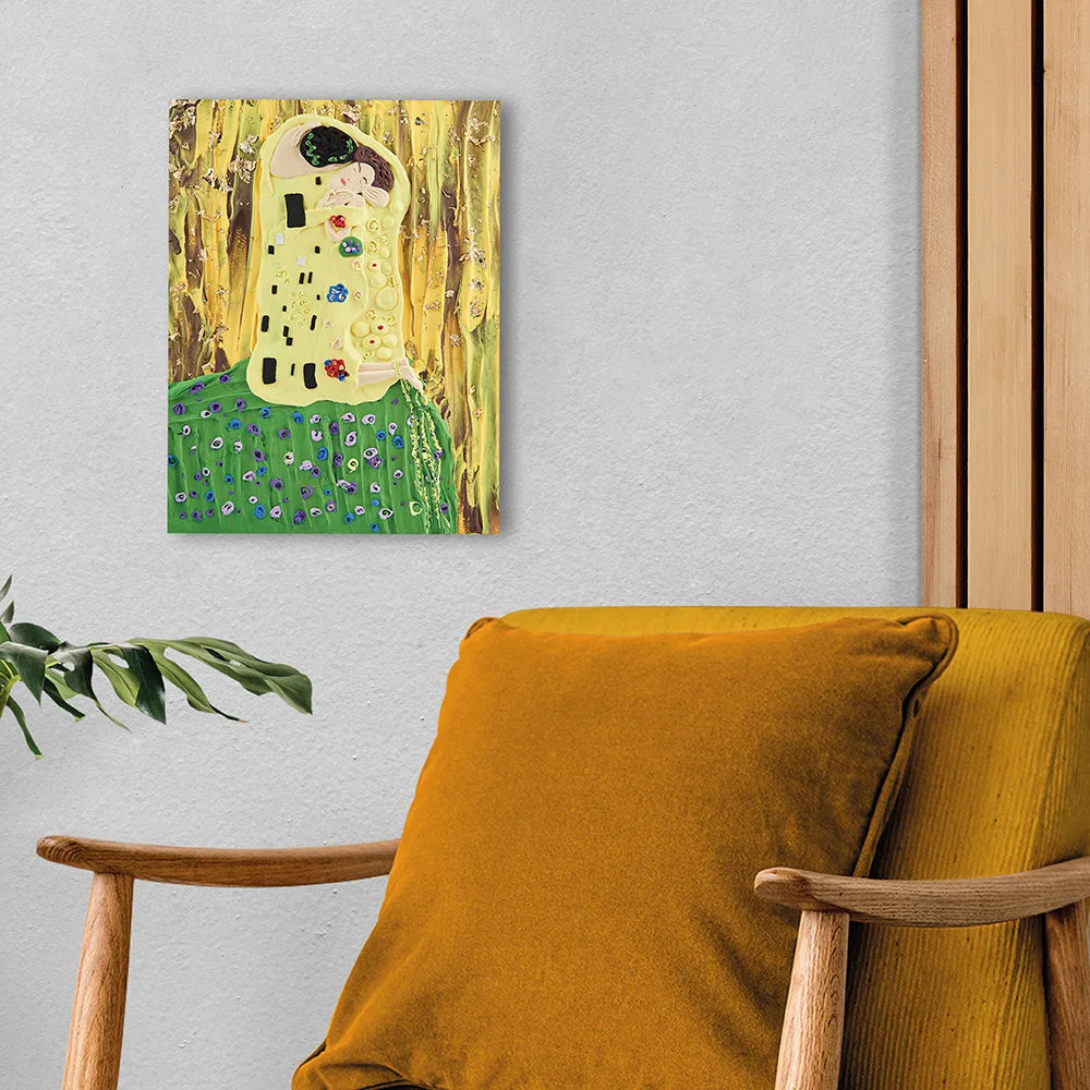 The Kiss - Okto 3D Sensory Art Painting Creative Set