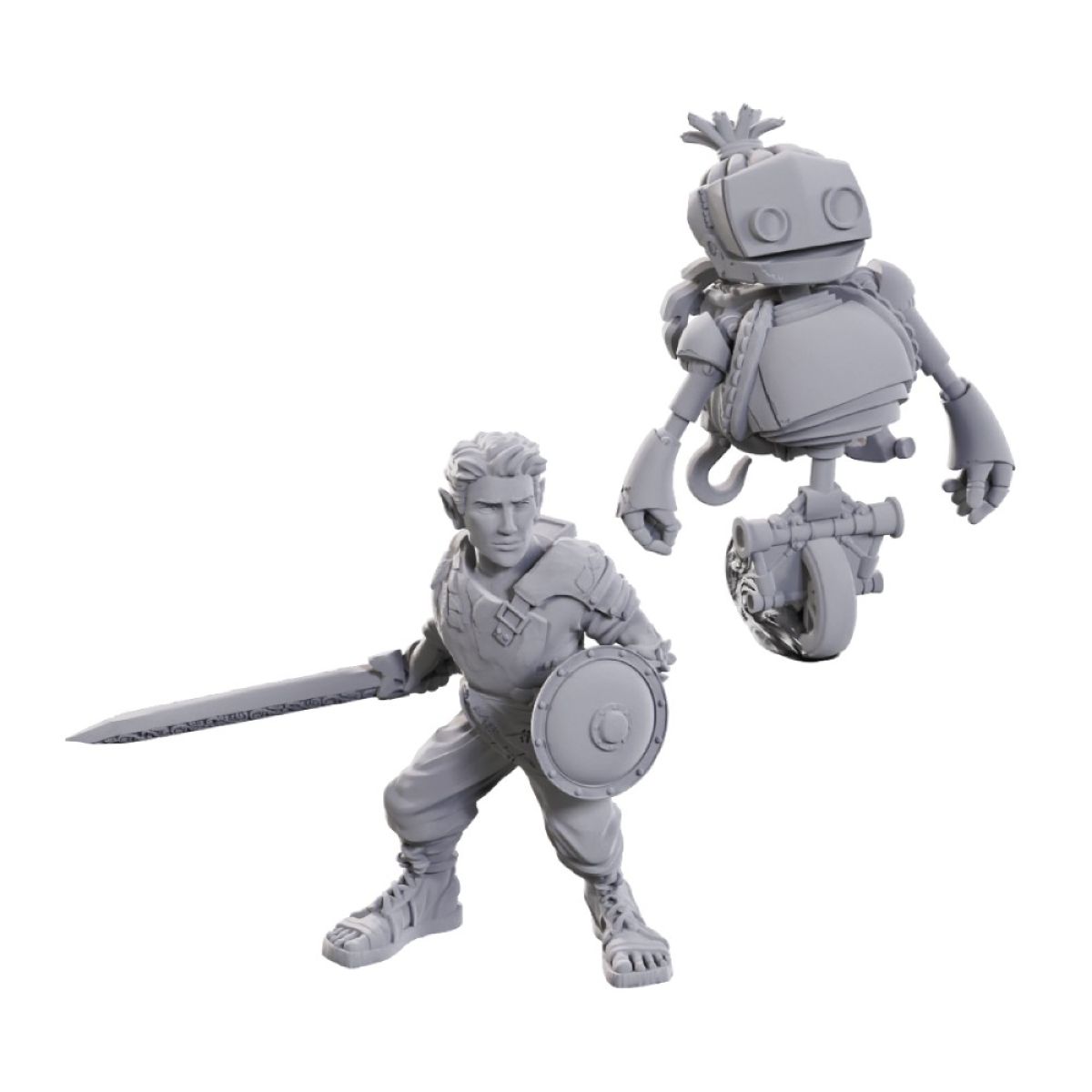 Orym and FCG Critical Role Unpainted Miniatures