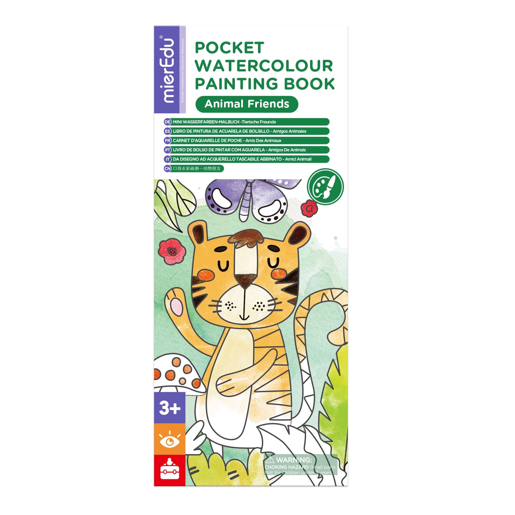 Animal Friends - Pocket Watercolour Painting Book