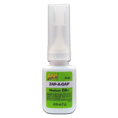 (Green)  Zap-A-Gap CA+ Medium Cyanoacrylate 1/4oz/7g