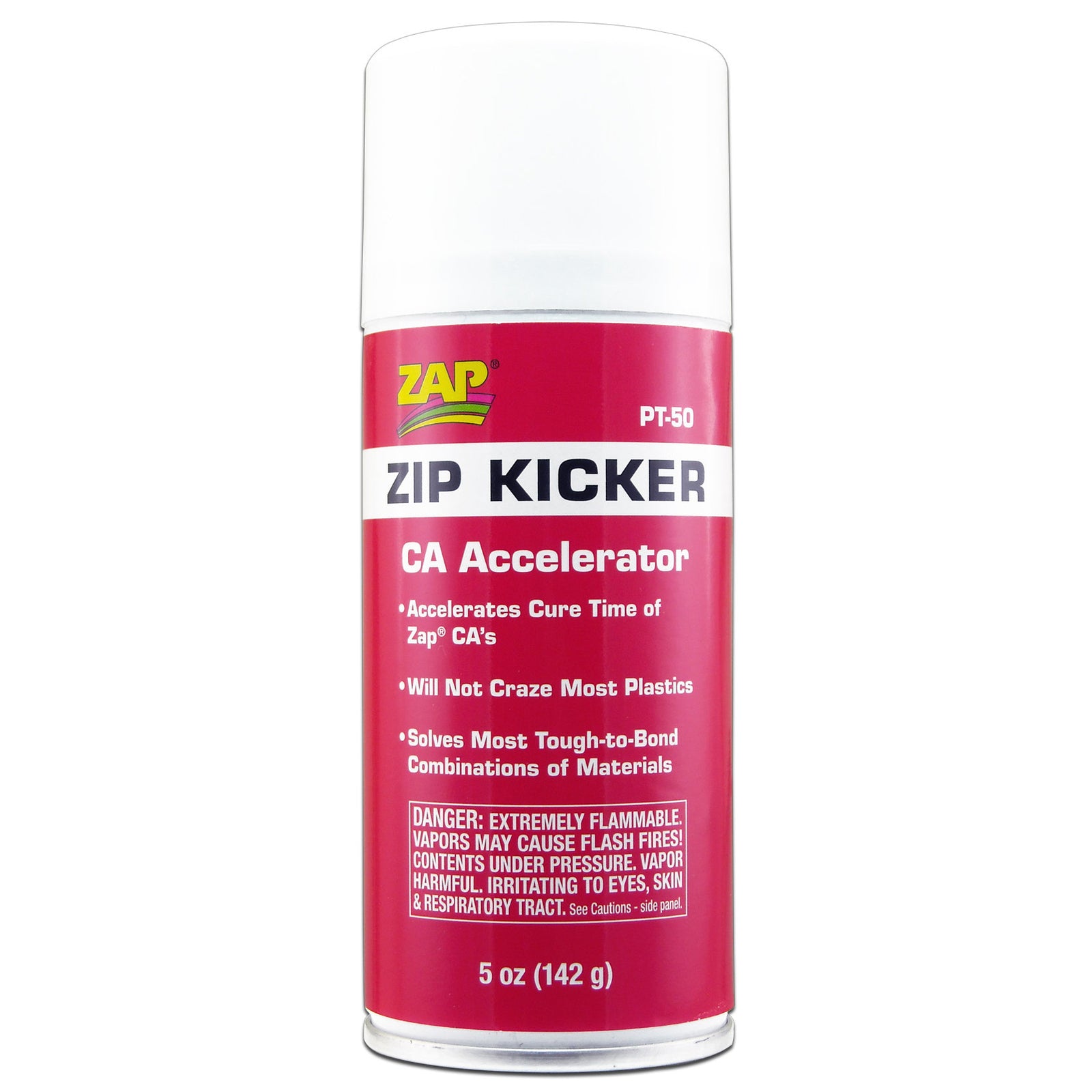 Aerosol Zap-A-Gap Zip Kicker CA Accelerator Can 5oz/142g