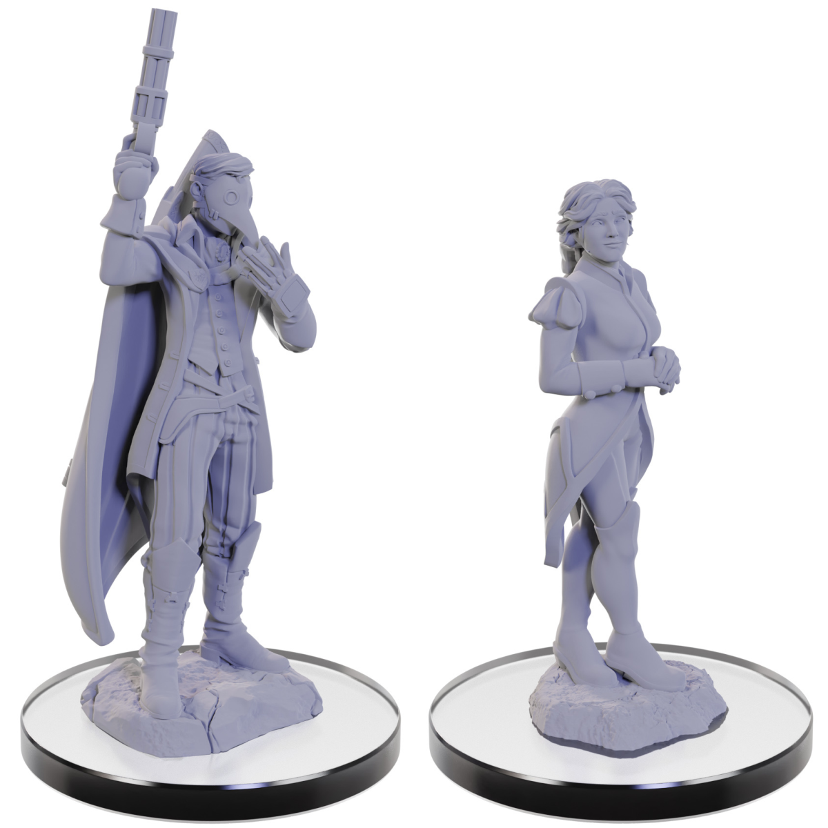 Percival & Cassandra de Rolo - Critical Role Unpainted Miniatures