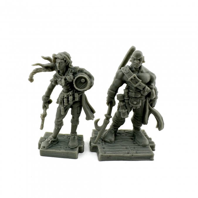 Pilot and Powder Monkey - Reaper Bones Black