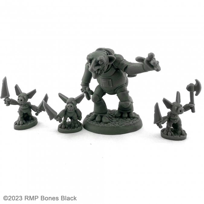 Pizza Dungeon Animatronics - Reaper Bones Black