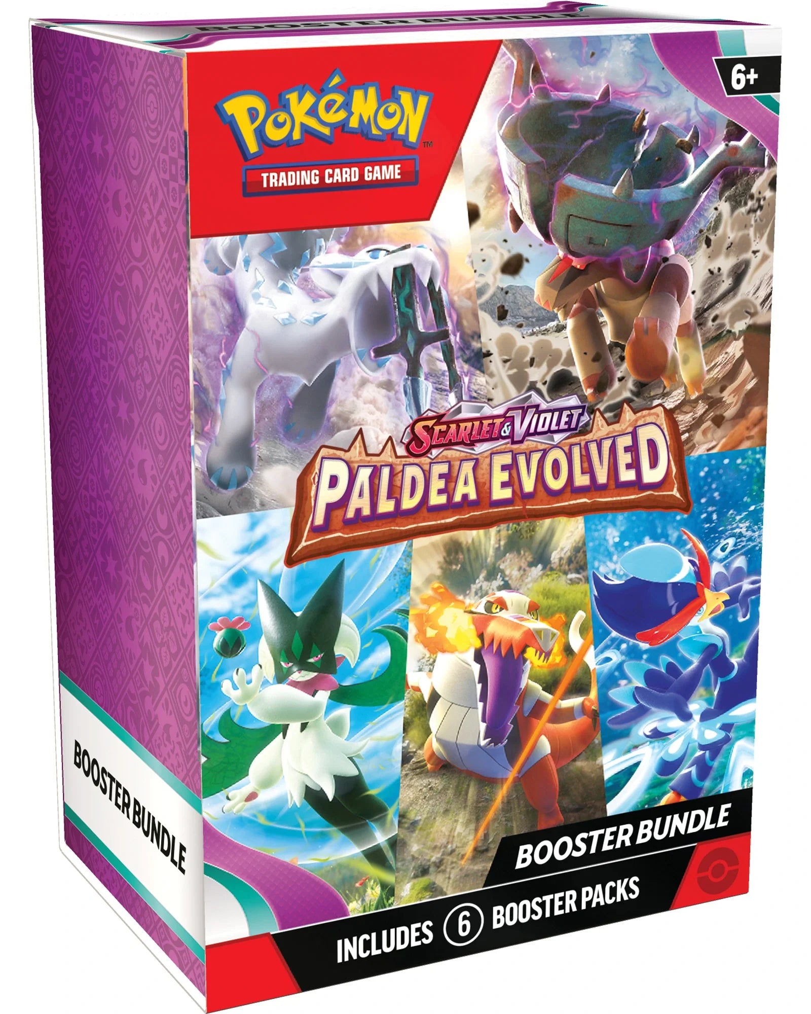 Paldea Evolving - Scarlet and Violet 2 Booster Bundle -  Pokemon TCG - Includes 6 Booster Packs