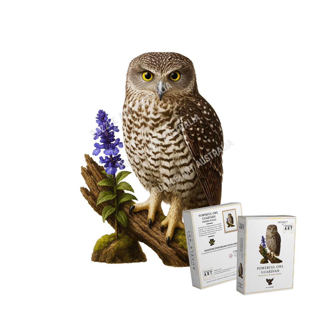 A3 Powerful Owl Wooden Puzzle - Puzzle ART