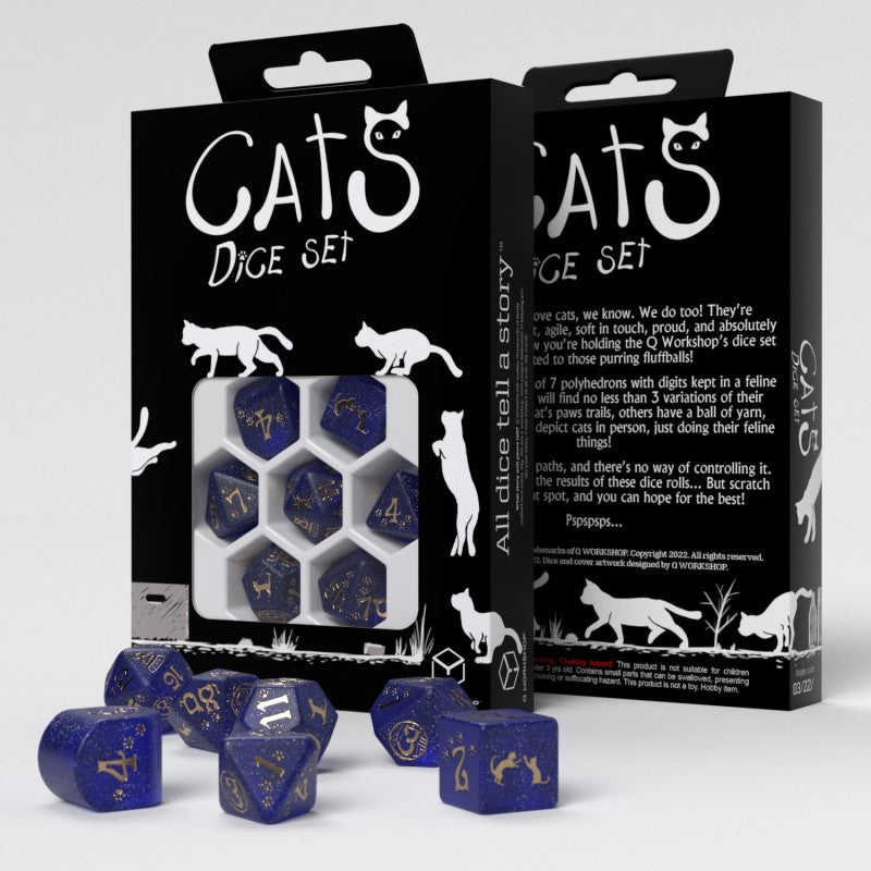 Meowster Cats Dice Set - Q Workshop