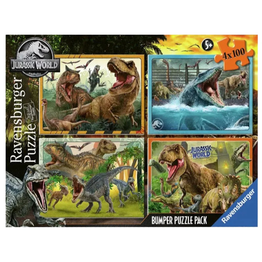 Jurassic World Bumper Pack 4x100p - Ravensburger