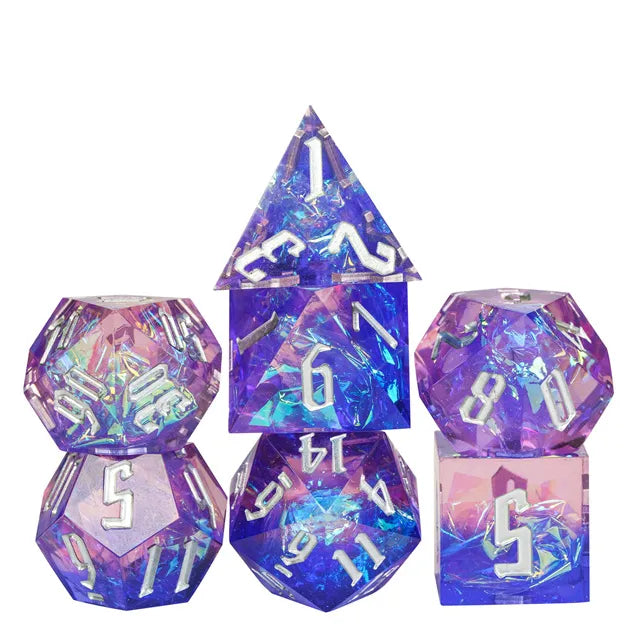 Magic Aura Sharp BLUE PURPLE SILVER - Games World Dice