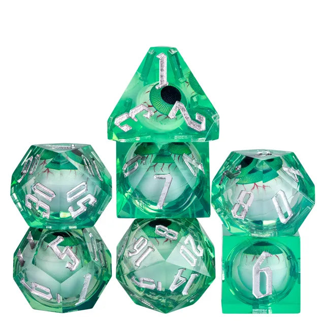 Eyeball Sharp LIGHT GREEN- Games World Dice