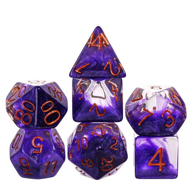 Vital Blast Purple/Bronze- Games World Dice