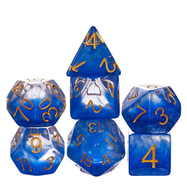 Vital Blast Blue/Gold- Games World Dice