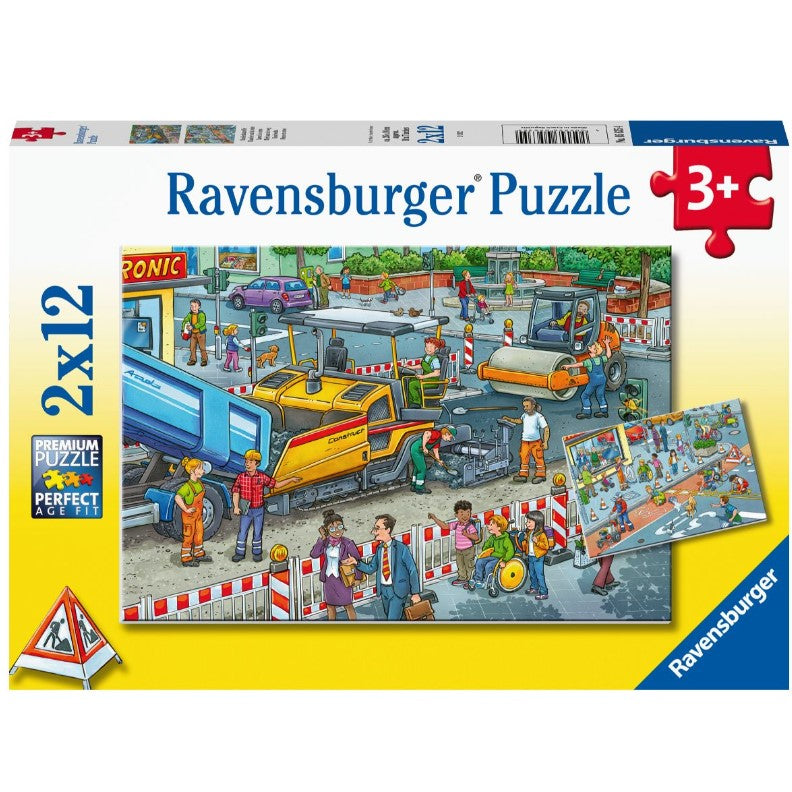 Road Works 2X12Pc Puzzle