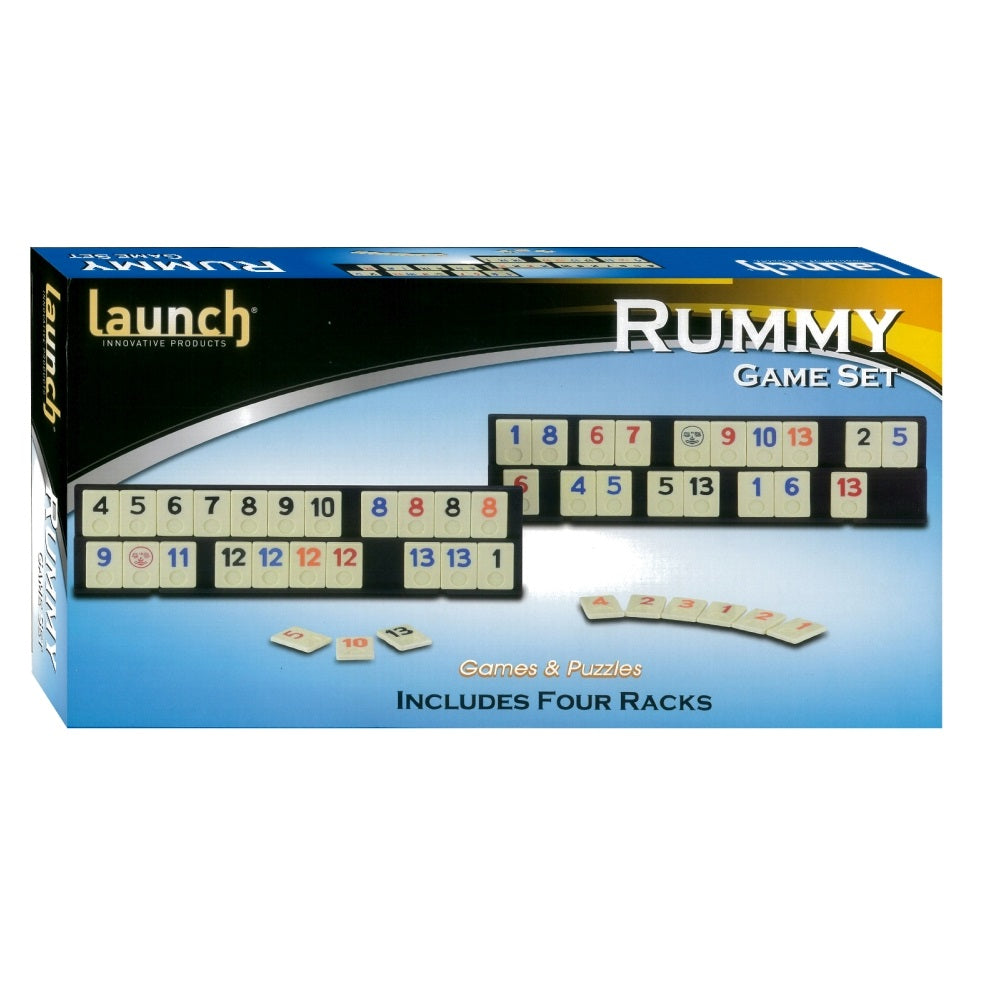 Launch Rummy Game Set With Racks