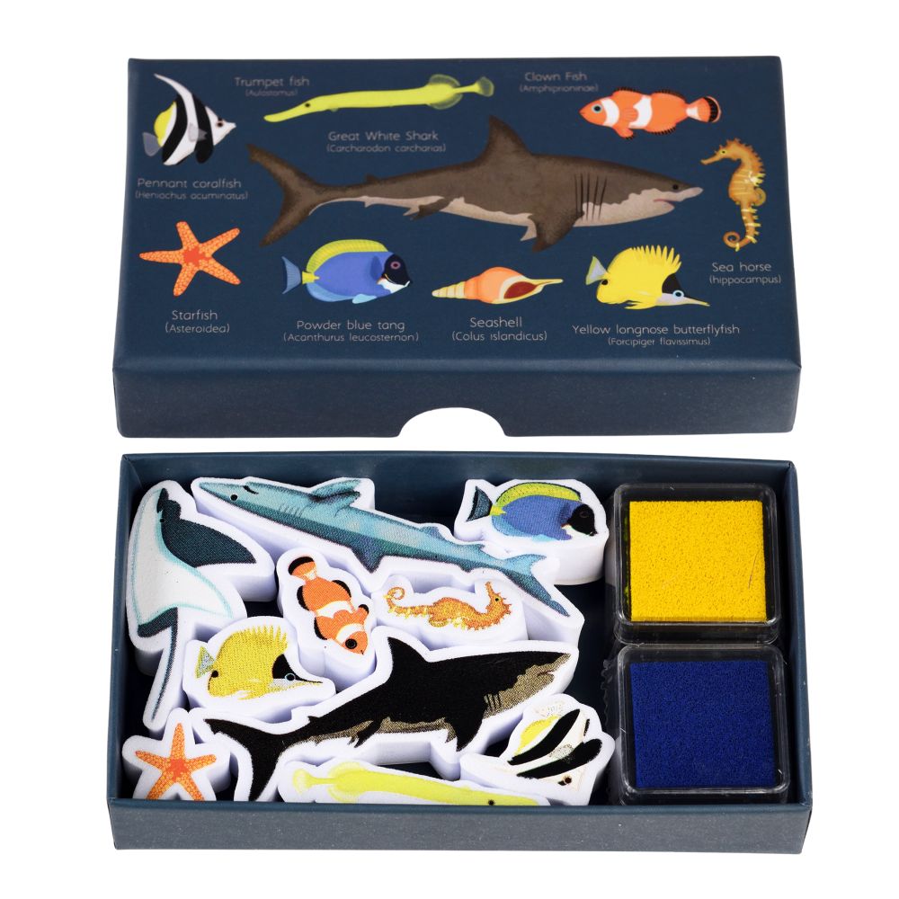 Set of Mini Stamps - Ocean