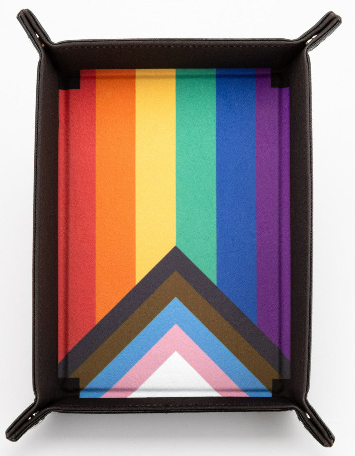 Rainbow Flag / Pride Flag Velvet Dice Tray