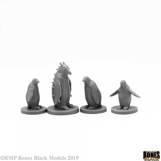 Penguin Attack Pack - Reaper Bones Black