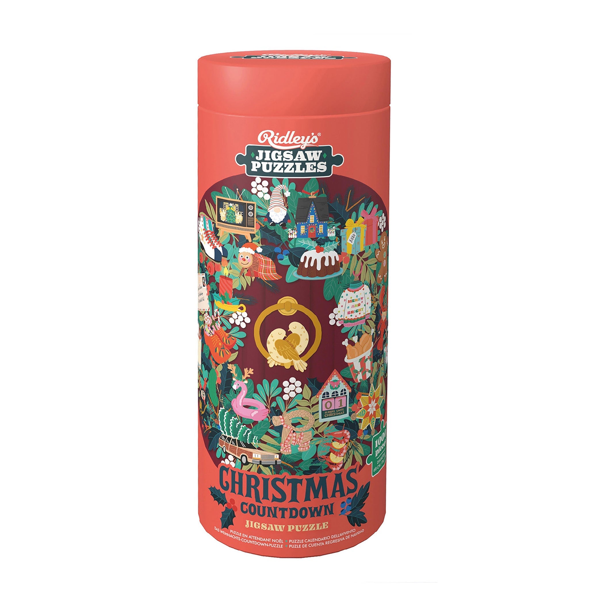 Christmas Countdown  Jigsaw Puzzle In Tube - Ridley's