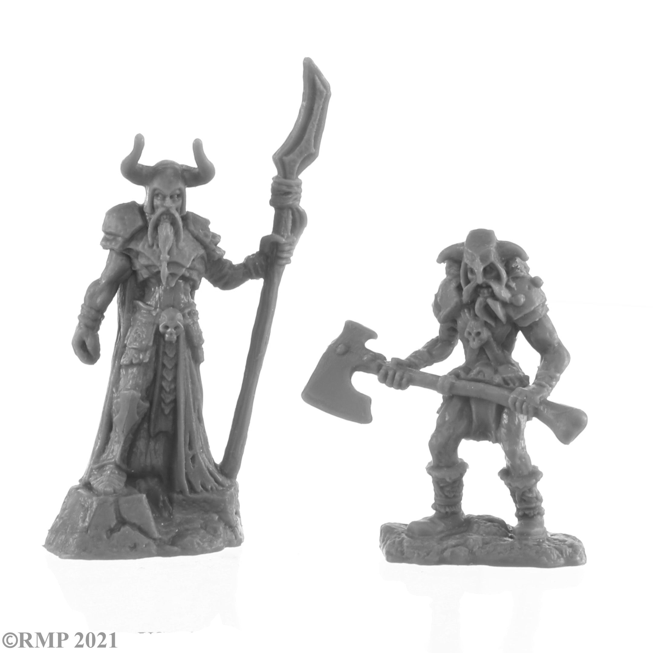 Rune Wight Thane and Jarl (2) - Reaper Bones Black