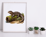A3 Sandstone Goanna Wooden Puzzle - Puzzle ART