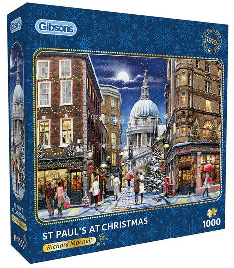 St Paul's at Christmas 1000pc - Gibson