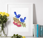 A5 Splendid Fairy wrens Wooden Puzzle - Puzzle ART