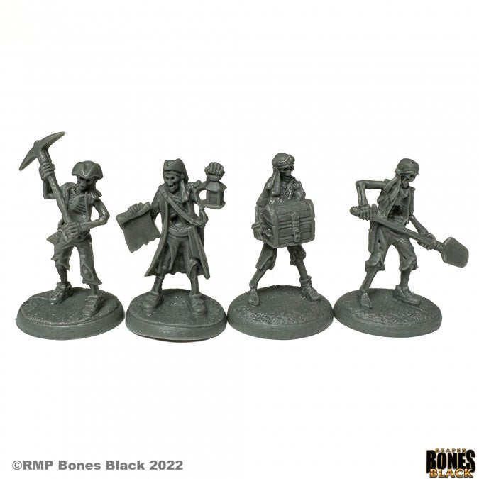 Skeletal Treasure Crew - Reaper Bones Black