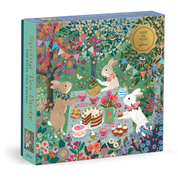 Spring Tea Party Foil 500pc - Galison