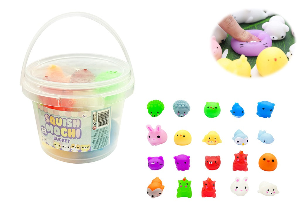 Squish Mochi Bucket 20pc