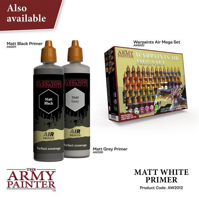 Air Primer Matt White Army Painter
