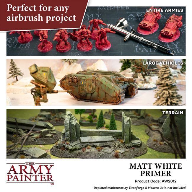 Air Primer Matt White Army Painter