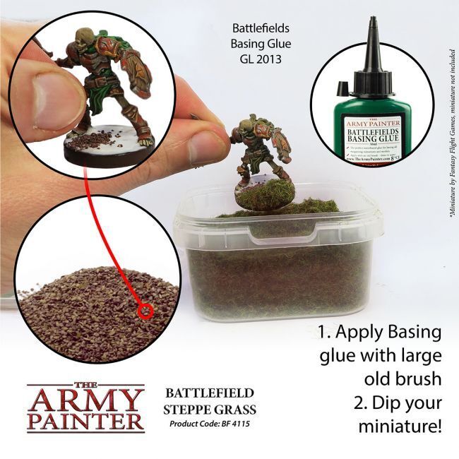 Battlefield Steppe Grass - The Army Painter Basing