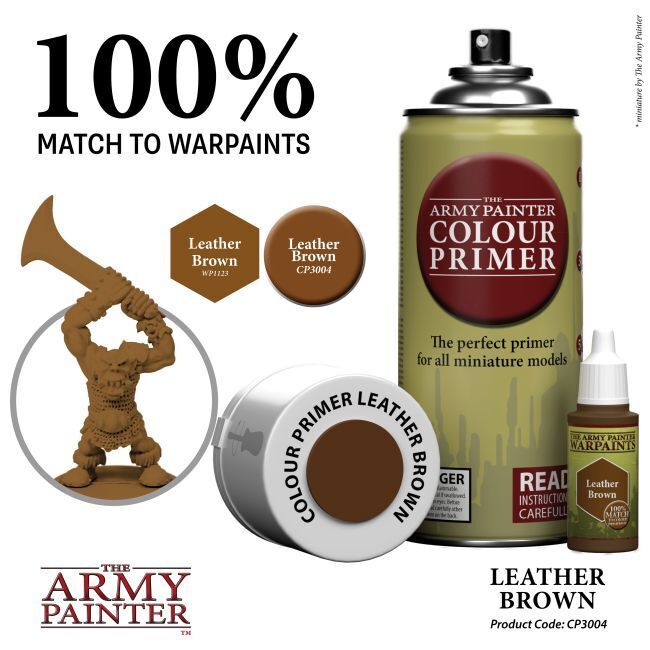 Leather Brown - 400ml Spray PaintThe - Colour Primer