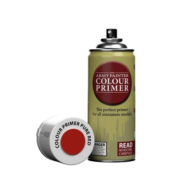 Pure Red - 400ml Spray Paint - Colour Primer