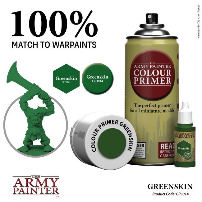Greenskin - 400ml Spray Paint - Colour Primer