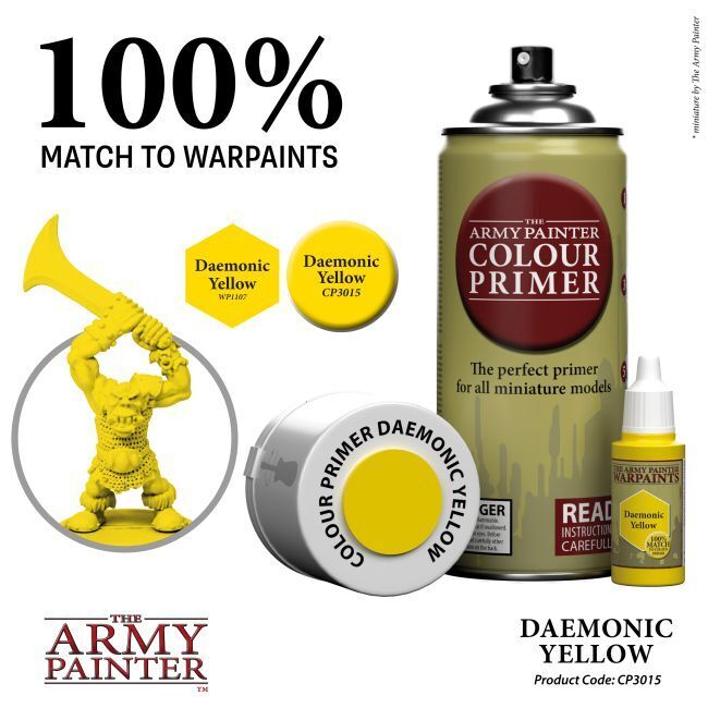 Daemonic Yellow - 400ml Spray Paint - Colour Primer