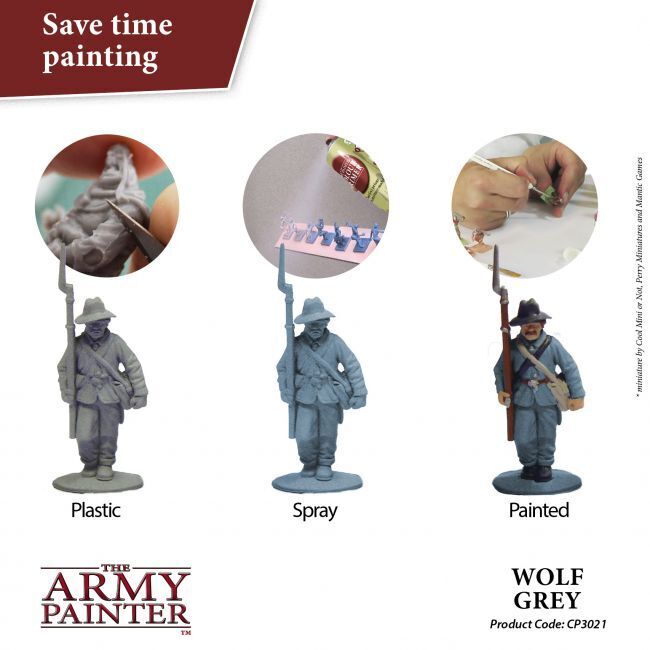 Wolf Grey - 400ml Spray Paint - Colour Primer