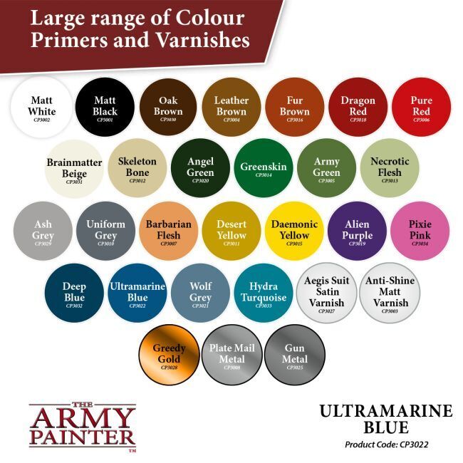 Ultramarine Blue - 400ml Spray Paint - Colour Primer