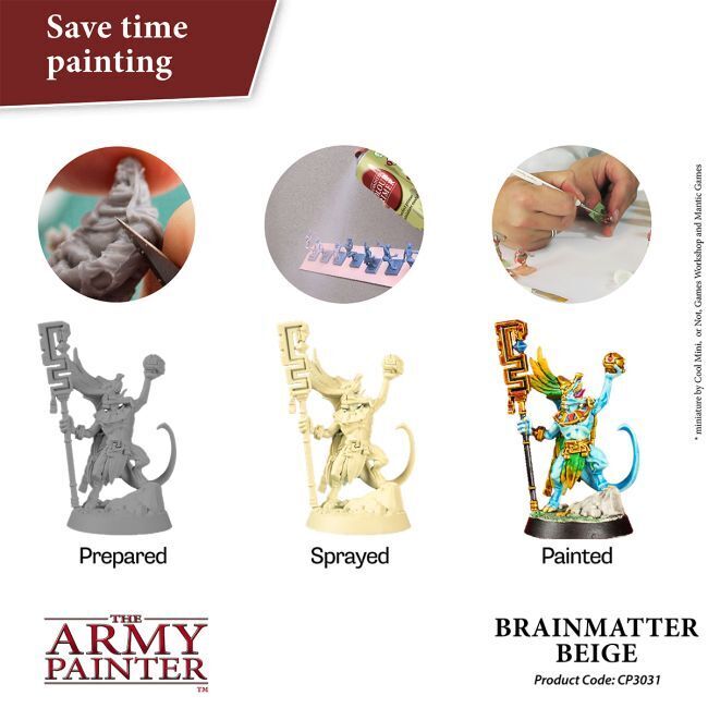Brainmatter Beige - 400ml Spray Paint - Colour Primer