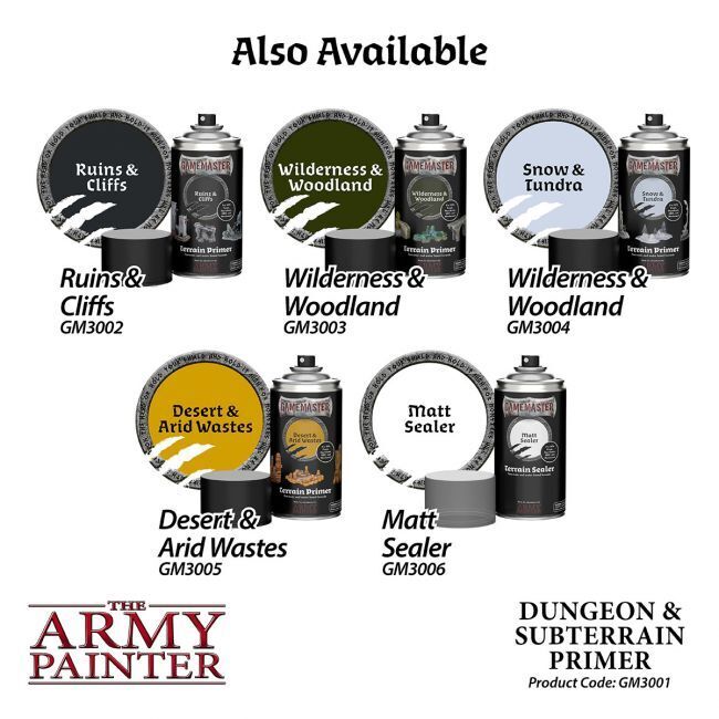 Dungeon & Subterrain Terrain Primer 300ml - GameMaster
