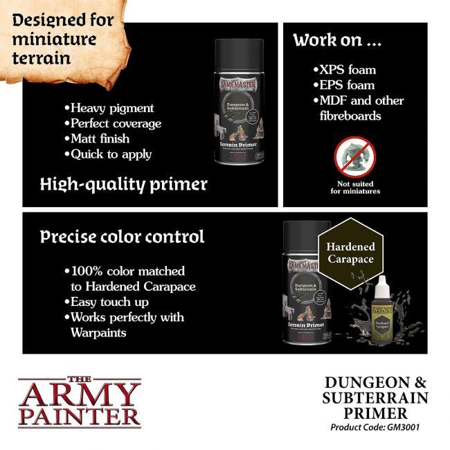 Dungeon & Subterrain Terrain Primer 300ml - GameMaster