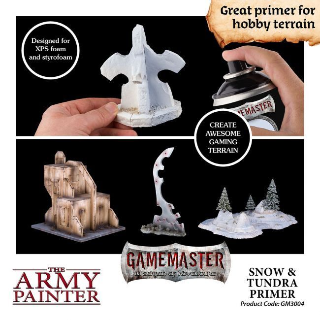 Snow & Tundra Terrain Primer 300ml - GameMaster