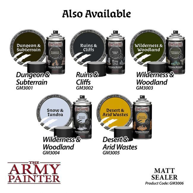 Matt Sealer Terrain Primer 300ml - GameMaster