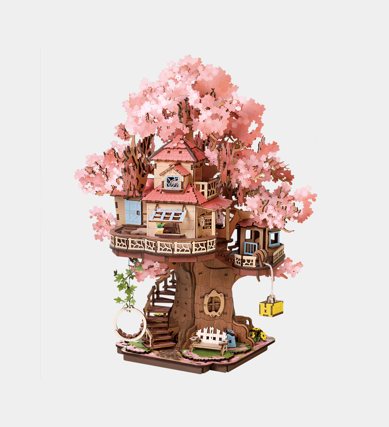Sakura Tree House - DIY Wooden Robotime Kit