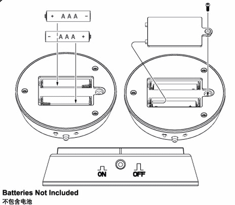 Led stand 84 x 115mm- Trumpeter Flat top Display case