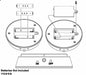 Led stand 84 x 115mm- Trumpeter Flat top Display case