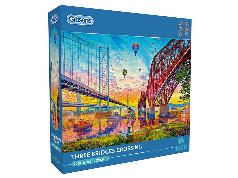 Three Bridges Crossing - Gibson - 1000pc