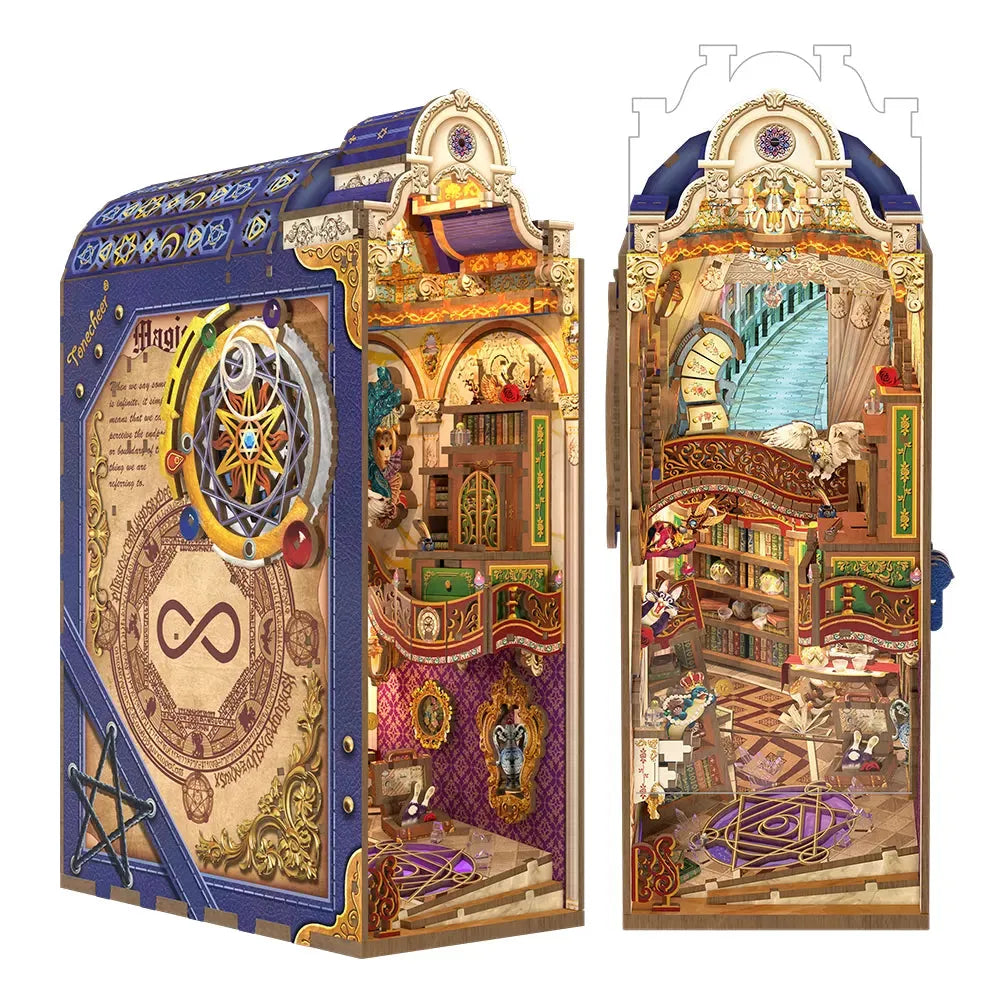 Magical Library Book Nook - Tonecheer